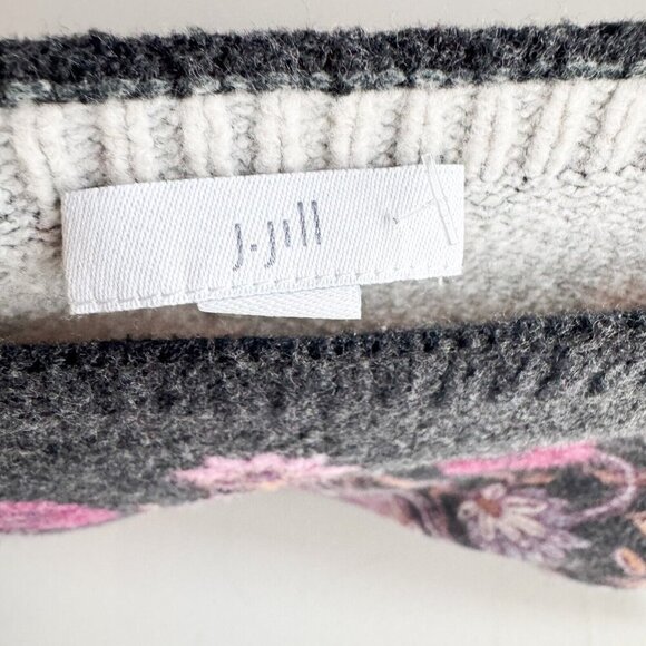 J.Jill Enchanted Florals Sweater XL - Picture 5 of 6